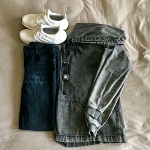 Topman Oversized Denim Hoodie - NWOT